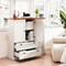 Kitchen Storage Cabinet with 3 Doors 2 Drawers and Adjustable Shelf